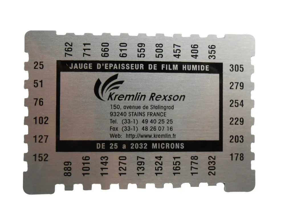 Jauge d'épaisseur de film humide - 0 - 25 um | 234 R/I - ERICHSEN GmbH