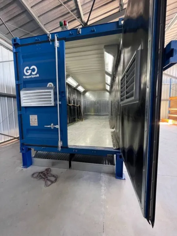 NOUVELLE INSTALLATION CONTENEUR DE SABLAGE, Estrablin, Larius France