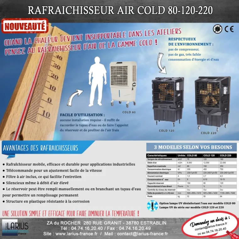 Rafraichisseur d'air COLD