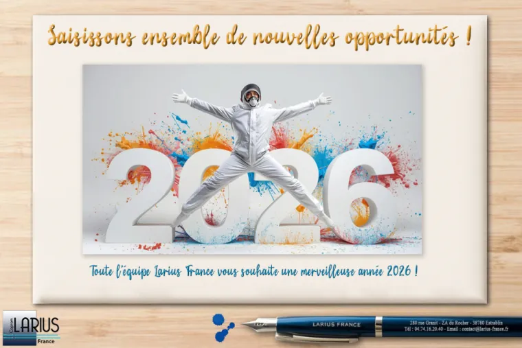 Bonne année 2026 par Larius France !