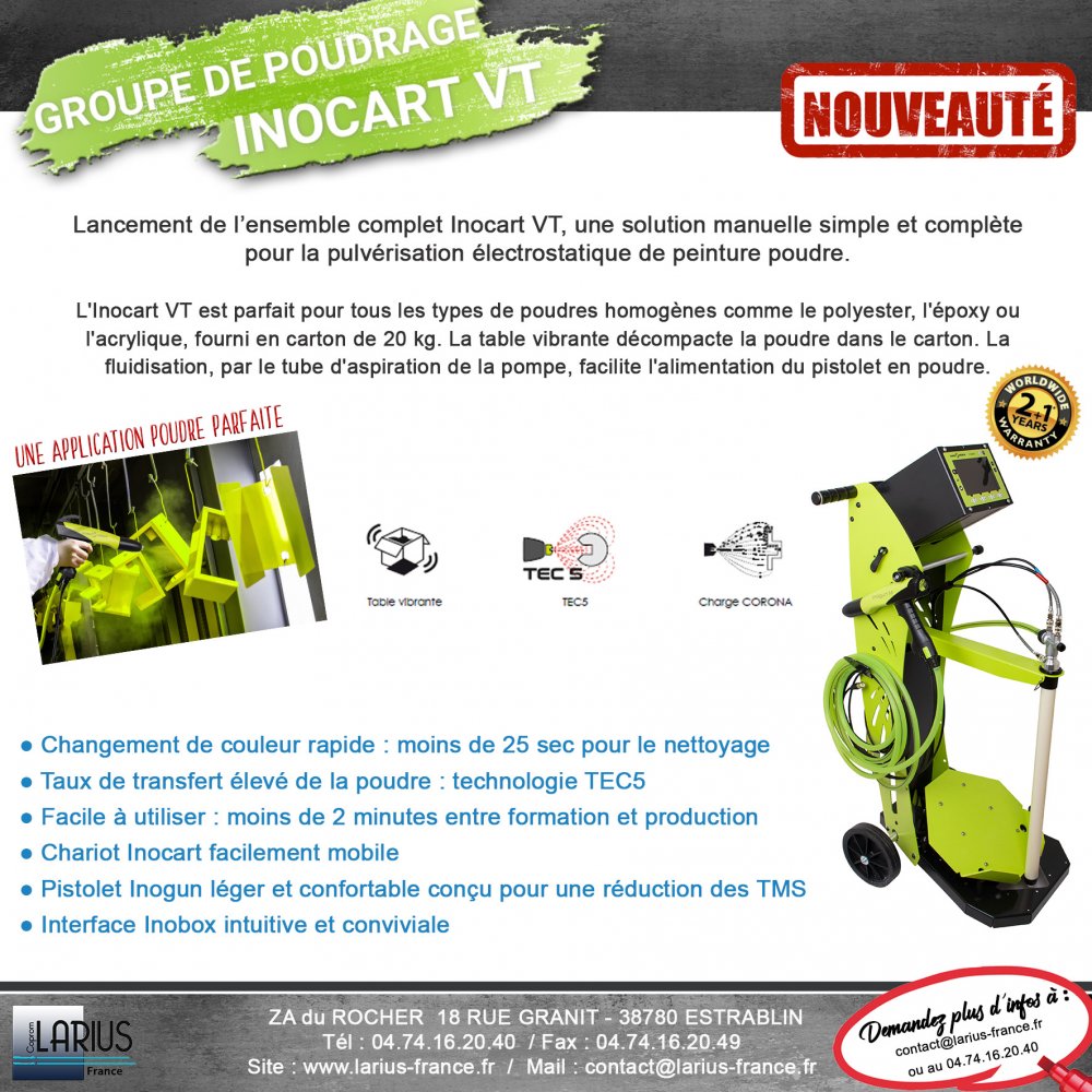 Groupe de poudrage - special thermolaquage